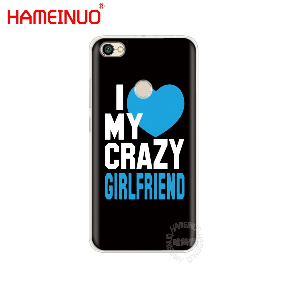 I Love My Girlfriend boyfriend Cover phone Case for Xiaomi redmi 5 4 1 1s 2 3 3s pro PLUS note 4X 4A 5A | Мобильные телефоны и