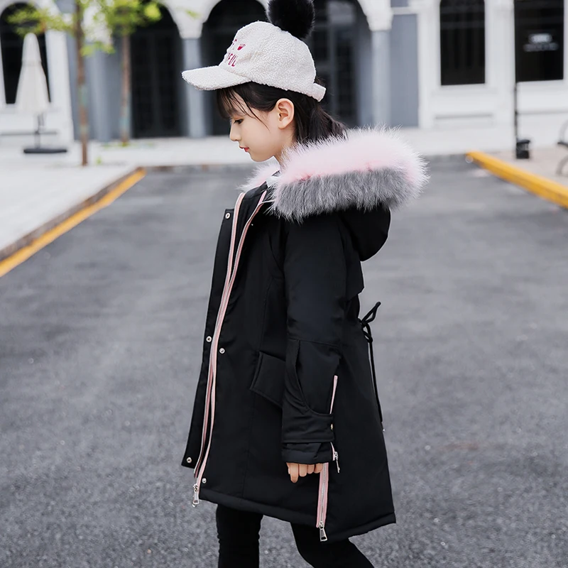 -30 градусов Одежда для девочек теплая куртка-пуховик Schill девушка одежда 2019 зимняя