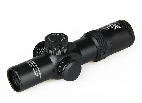 Черный Canis Latrans 1-6x28IRF тактический прицел для охотничьего HS1-0198 - Цвет: Черный