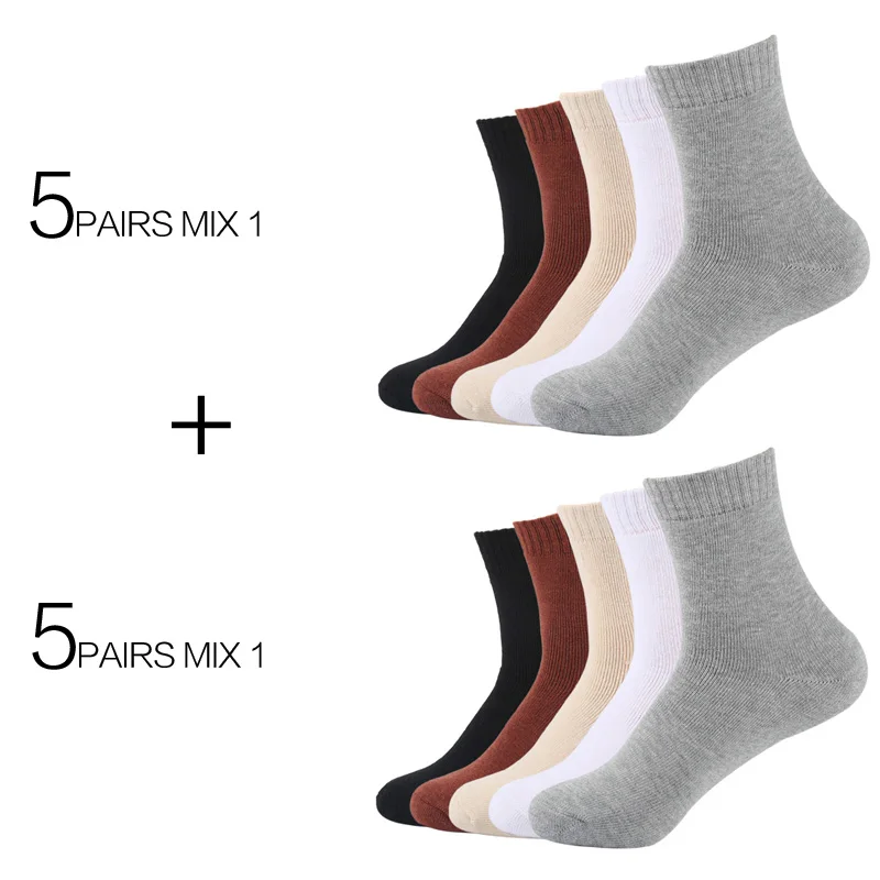10Pairs MIX1 10 пар/лот Eur36-42 женские зимние утепленные махровые носки женские теплые хлопковые носки - Цвет: 10Pairs MIX1
