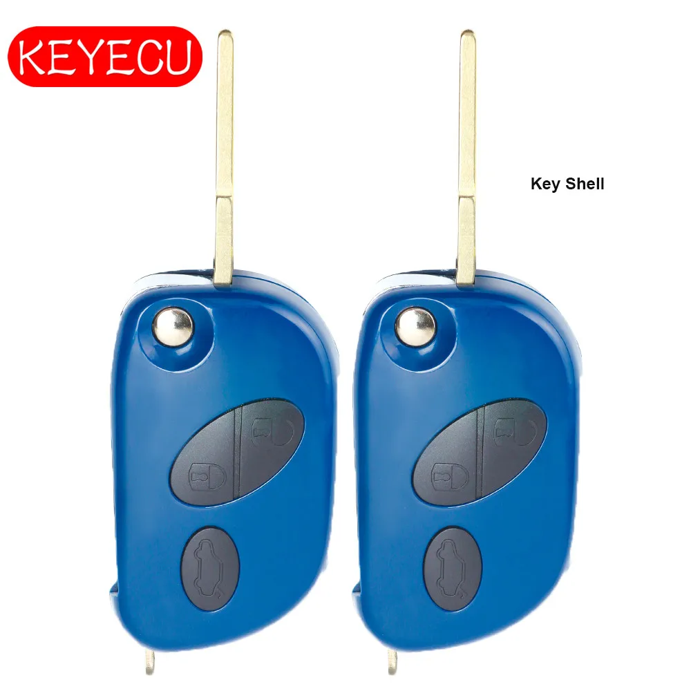 

Keyecu 2pcs/lot Remote Car Key Shell Case Fob 3 Button for Maserati Quattroporte,GranTurismo 2005-2011FCC ID: RX2TRF937