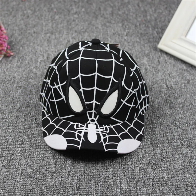 ALLKPOPER Человек-паук мультфильм детей вышивка хлопок детская бейсбольная кепка