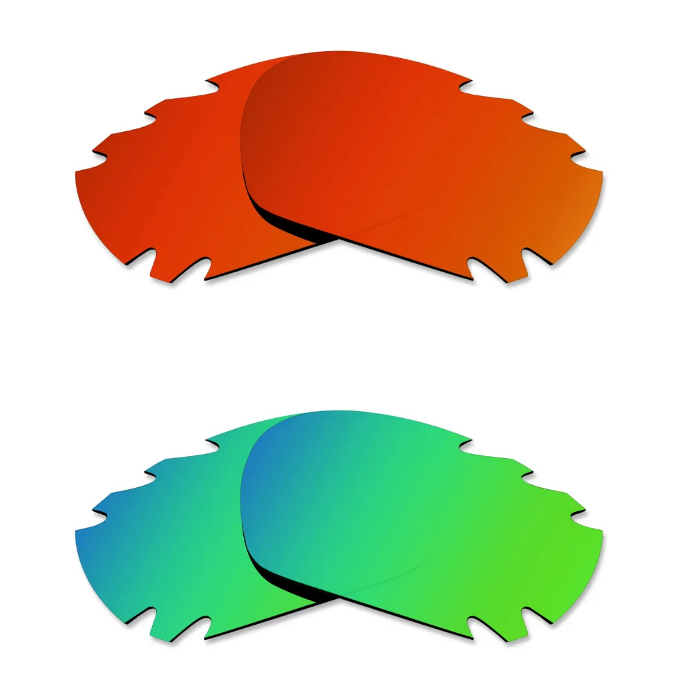 Glintbay 2 пары поляризованных солнцезащитных очков Сменные линзы для Oakley Jawbone Vented Fire