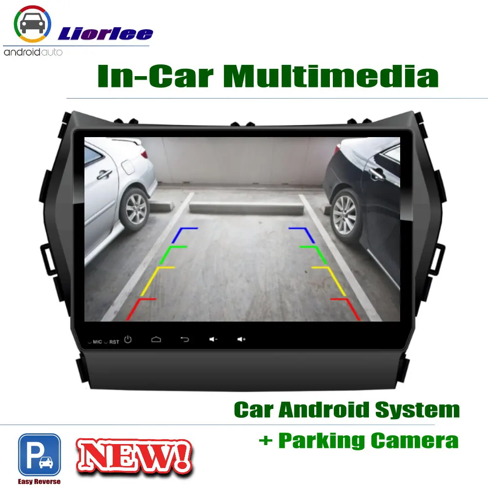 Автомобильный Android плеер " ips lcd экран для hyundai Santa Fe(DM NC) 2013~ автомобильный радиоприемник с навигацией GPS AMP BT SD USB AUX wifi