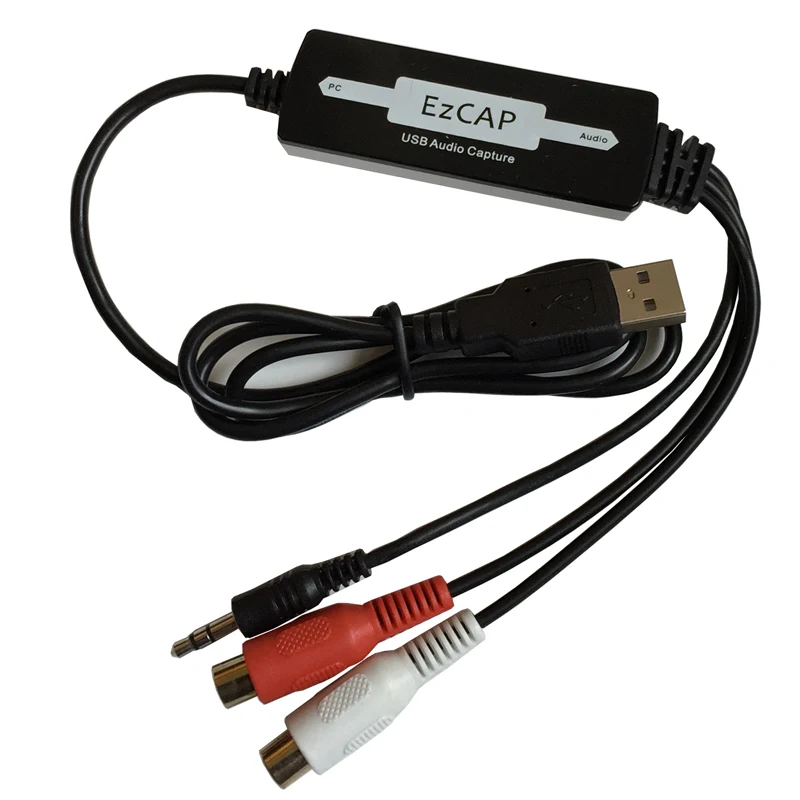 3 5 мм USB 2 0 аудио устройство захвата конвертер карта для любого аналогового в