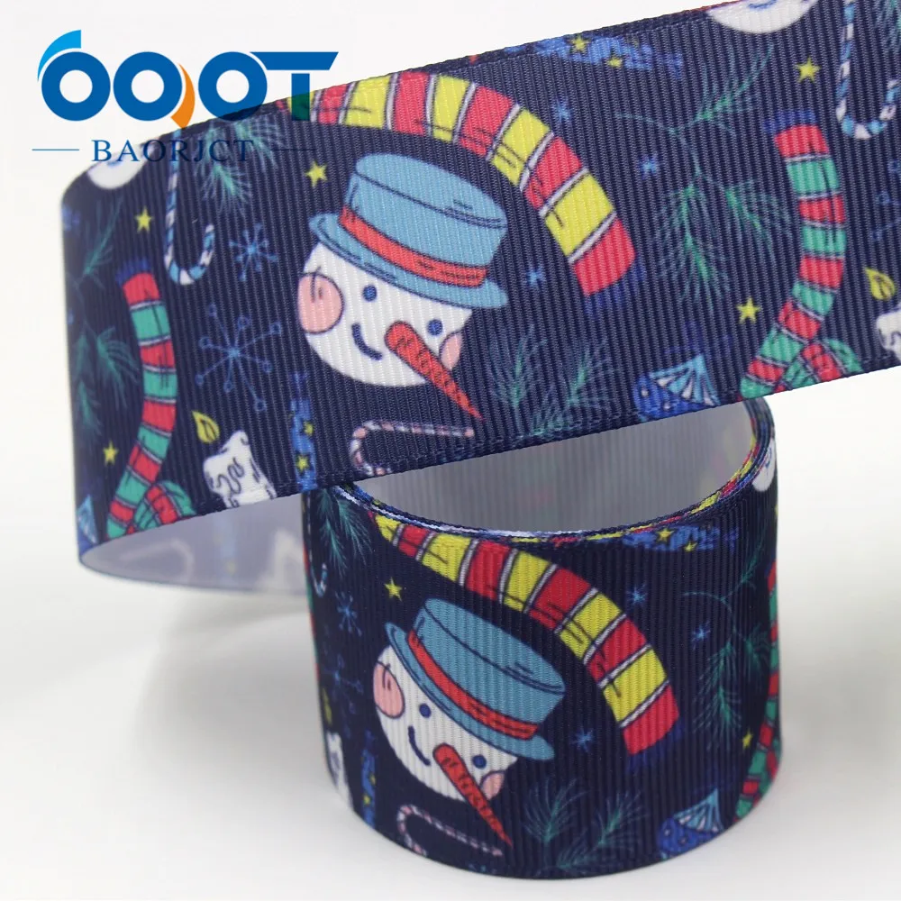 Рождественская термопечать OOOT BAORJCT лента 38 мм 10 ярдов ленты для рукоделия