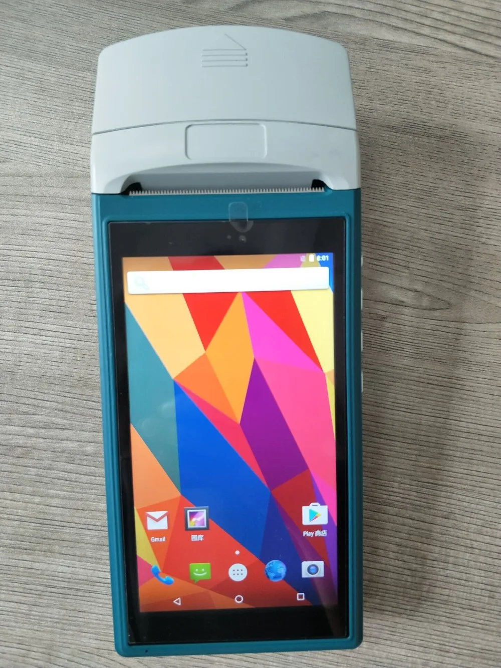 Android 5 1 Портативный NFC мобильный платежный pos терминал Встроенный принтер сканер