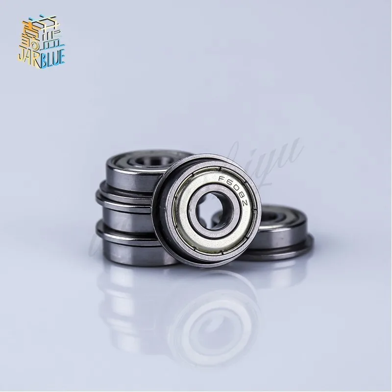 

F604ZZ 10pcs flange bushing ball bearings F604ZZ 4*12*4 mm Free Shipping