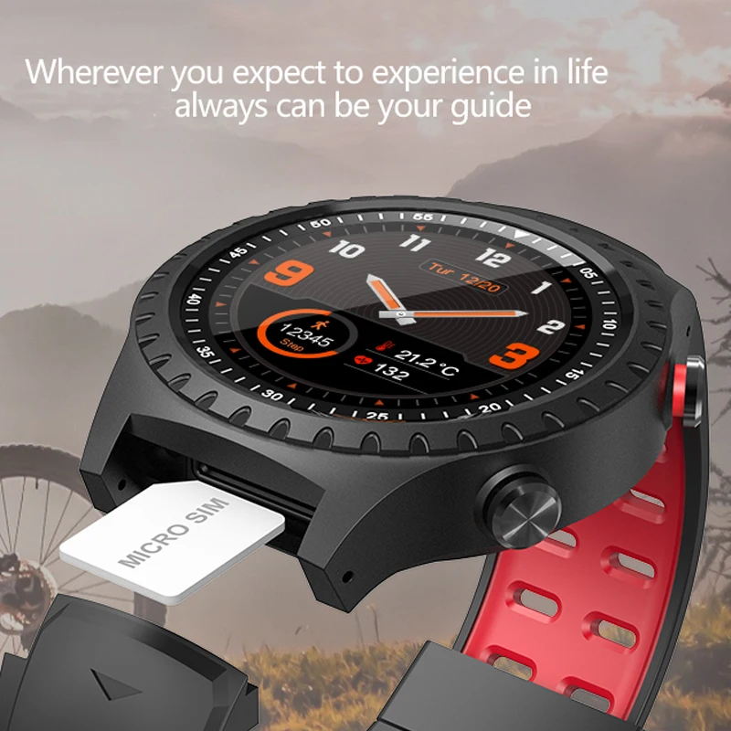 Новинка 2018 стильные Смарт часы с пульсометром и поддержкой микро сим карты для