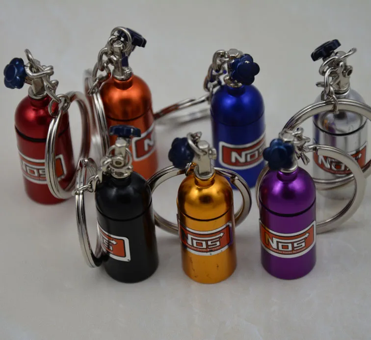 Брелок TOYIKIE 10 шт./лот креативный брелок в виде мини бутылки из оксида азота для ключей футляр хранения