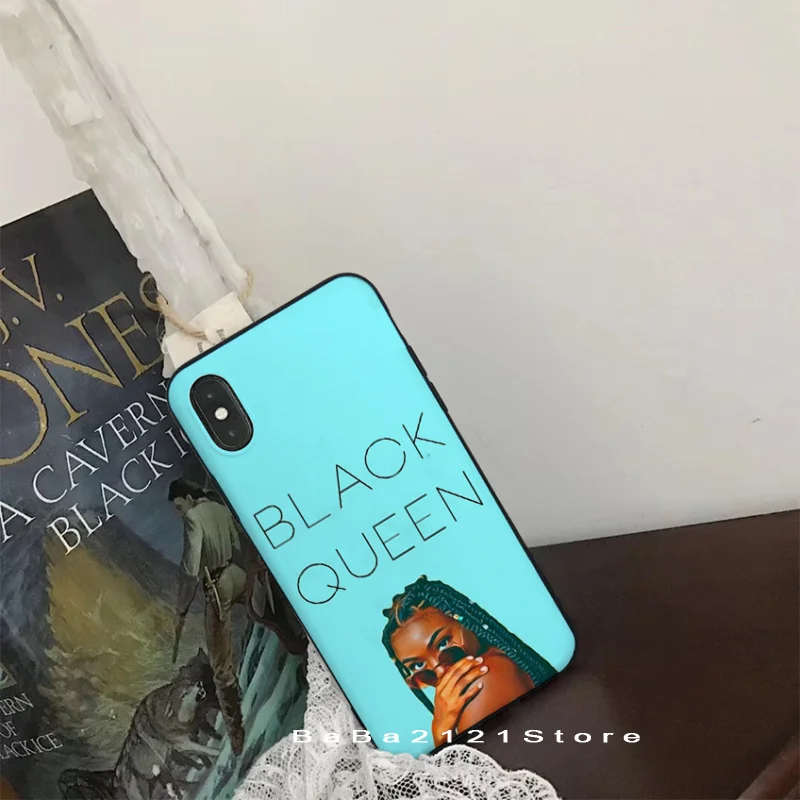 Роскошный Высокий чехол для телефона Babaite Queen афро меланин поппин черная девушка