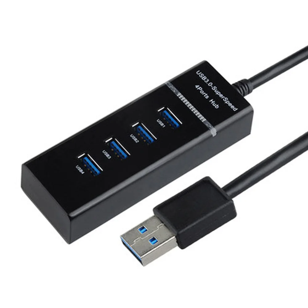Высокоскоростной мульти 4 порта USB 3 0 концентратор разветвитель гнездо