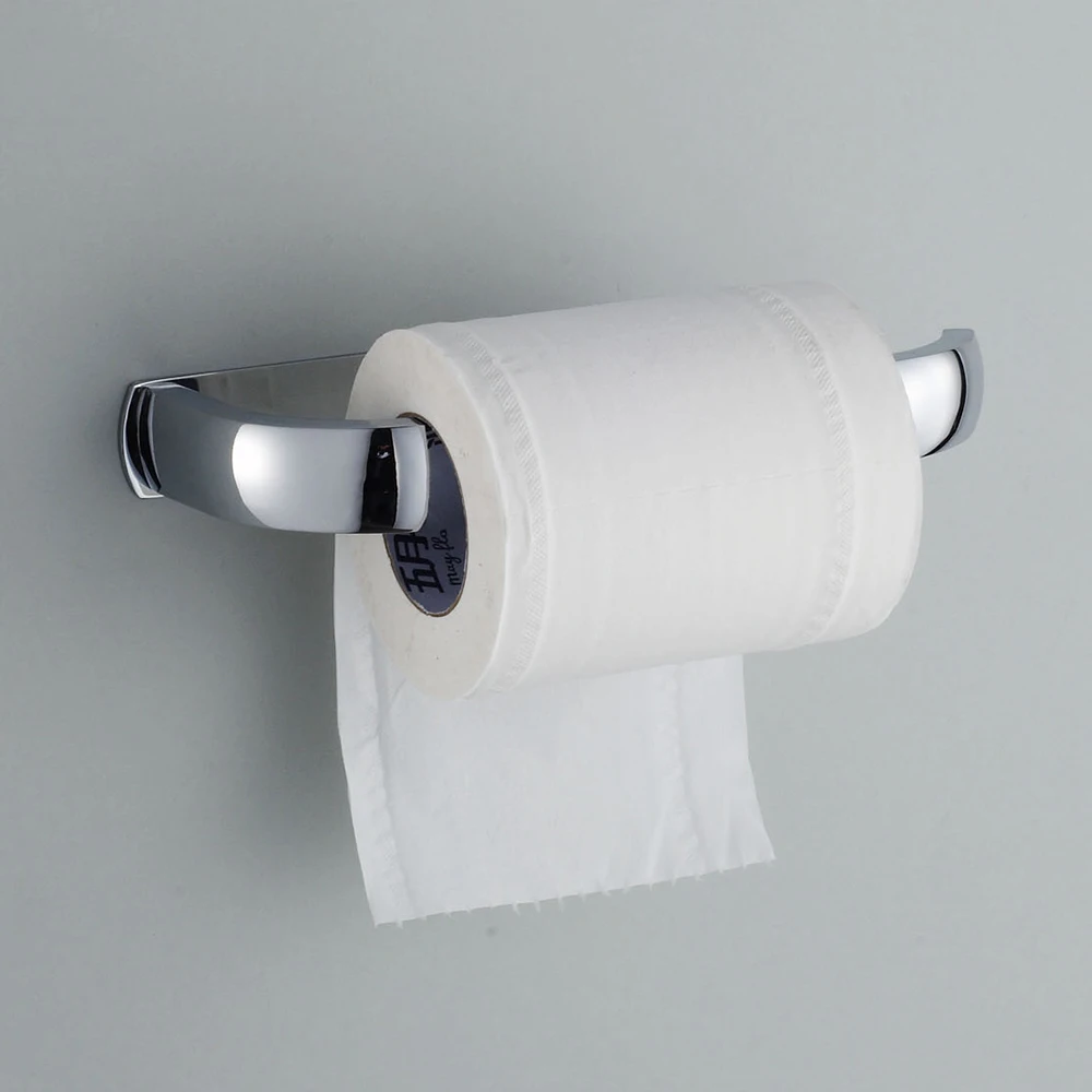 

Free Shipping Wall Mounted Bathroom Stainless Steel Toilet Paper Holder Chrome Finished