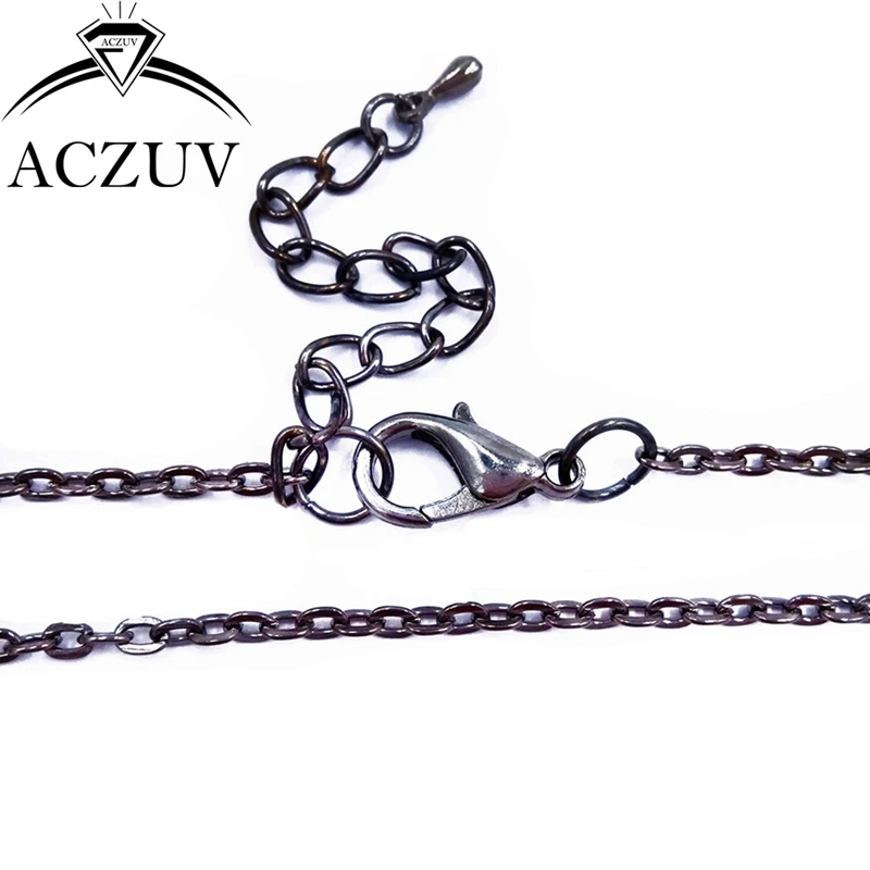 120 шт 3 мм плоский кабель звено цепи ожерелье с омаром застежка расширитель