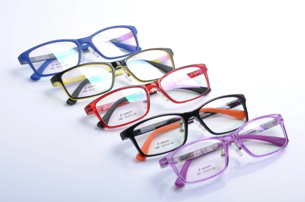 

Fashion Kids Children Toddler Boys Girls TR90 Eyeglasses Frames Silicone Nose Spring hinge Legs Optical Glasses Frames EV1365
