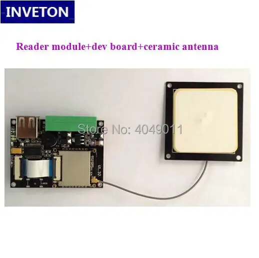 Epc класс 1gen2 uhf rfid считыватель модуль без макетной платы 2 метра usb rs232 модуль uhf для ручного android rfid считыватель