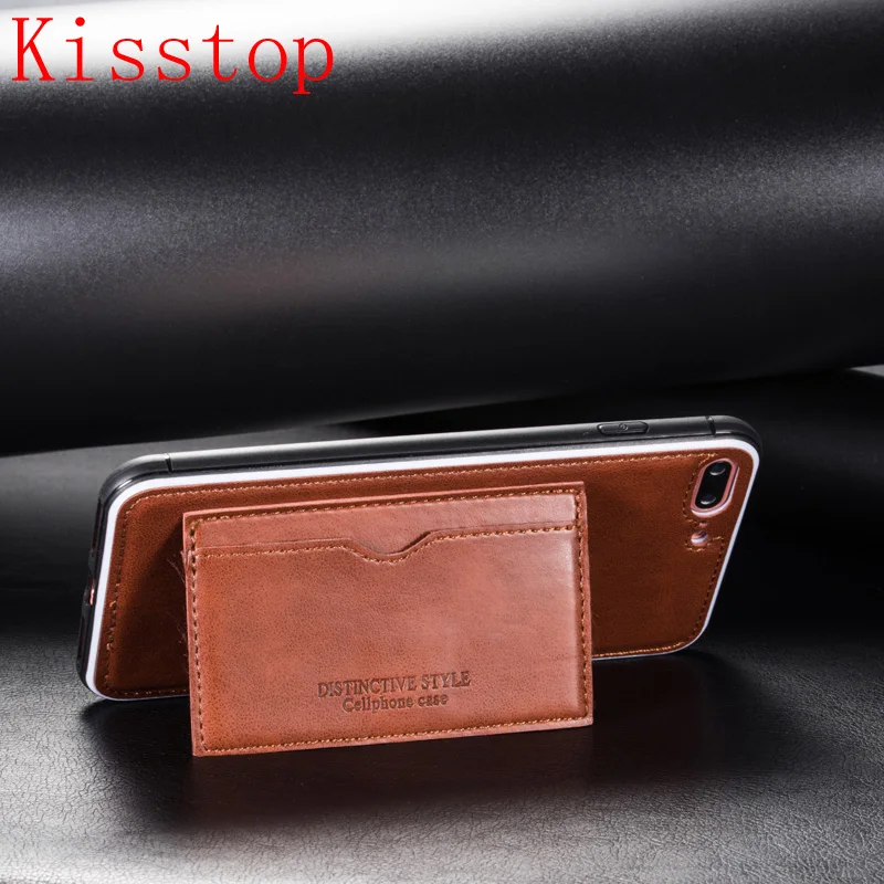 Kisstop Роскошный чехол для телефона из искусственной кожи iPhone 8 7 6 6S X XR XS MAX бумажник