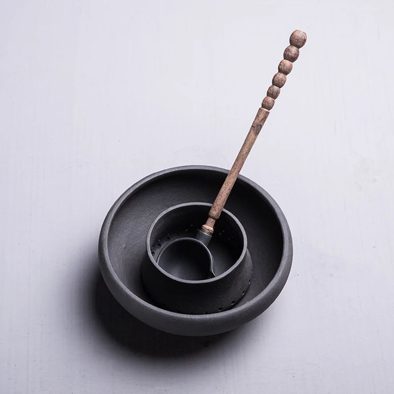 Zen японская фотография чаша для приготовления чая из вулканической скалы