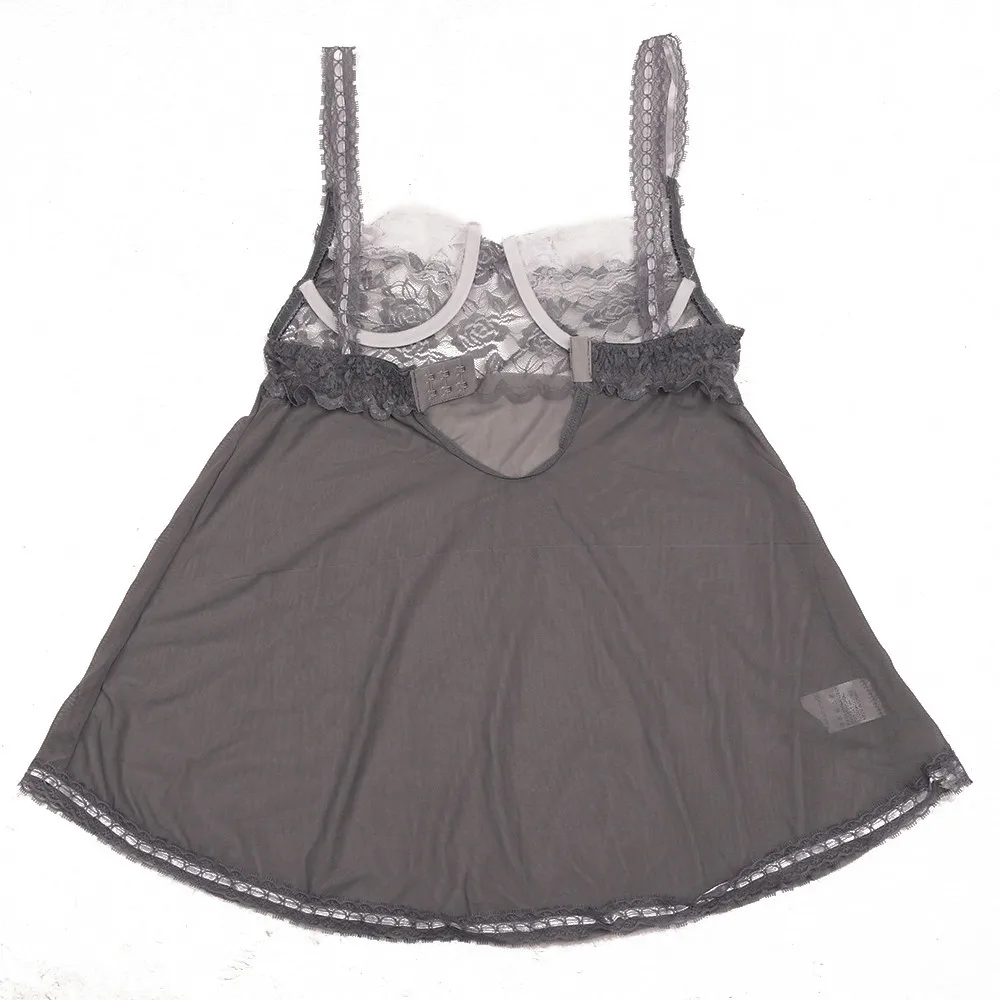 Для женщин Сисси/пикантные кружево белье Babydoll G String прозрачное ночное нижнее