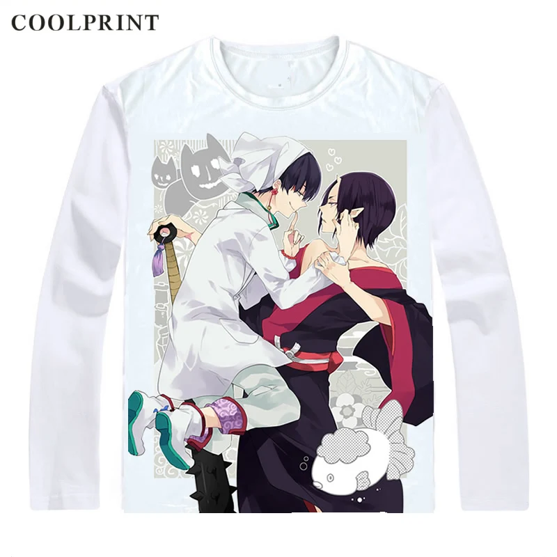COOLPRINT Hozuki's Coolheadedness рубашки с длинным рукавом японское аниме Hoozuki no Reitetsu Hakutaku King
