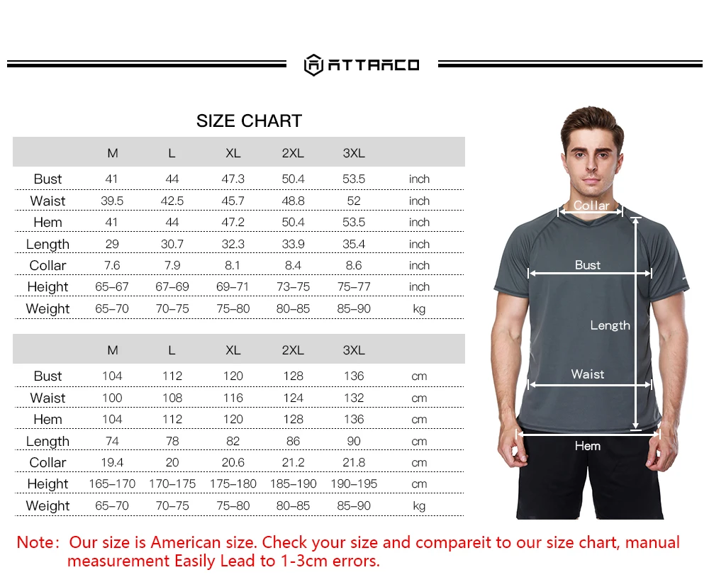 Attrac Мужская Рашгард сухая-Fit короткая рубашка мужская рубашка для дайвинга УФ-защита Рашгард Топ UPF 50+ пляжная одежда костюмы для серфинга футболка
