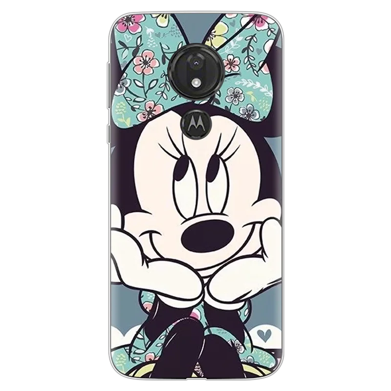 lvmini Мультяшная пара для Coque Motorola Moto G7 Play Plus чехол мягкий, роскошный, из ТПУ Модный чехол для телефона для Motorola G7 power Cover - Цвет: lvmini