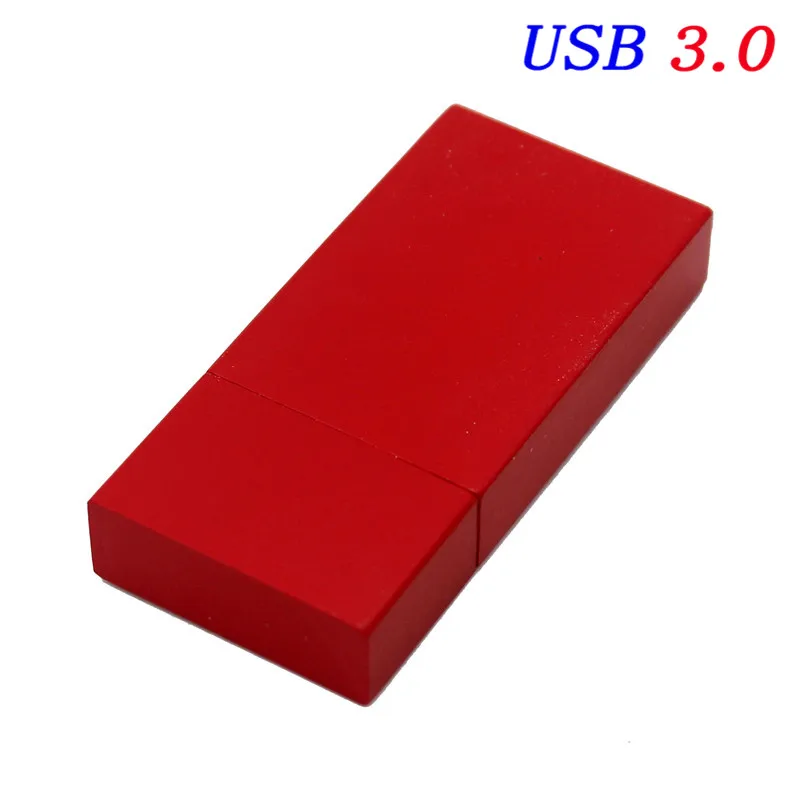 JASTER USB 3,0 логотип персональный деревянный цветной блок USB флеш-накопитель креативный подарок флешка 4G 8GB 16GB 32GB Деревянная Карта памяти - Цвет: F