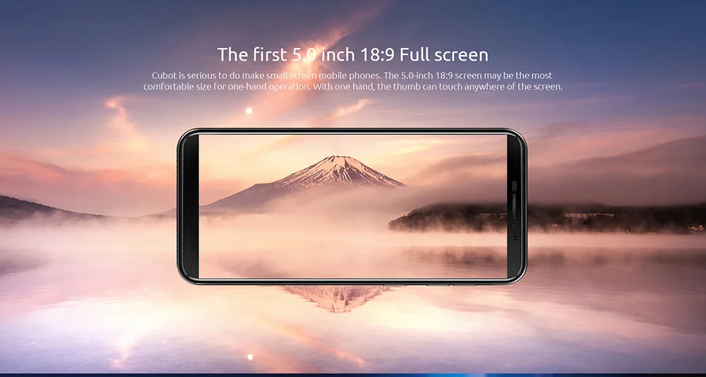 CUBOT J3 смартфон с 5 дюймовым дисплеем четырёхъядерным процессором MTK6580 ОЗУ 1 ГБ ПЗУ