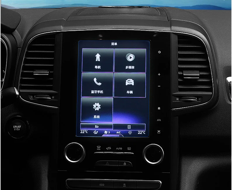 Lsrtw2017 Автомобильный gps навигационный экран Защитная пленка для renault koleos renault samsung QM6