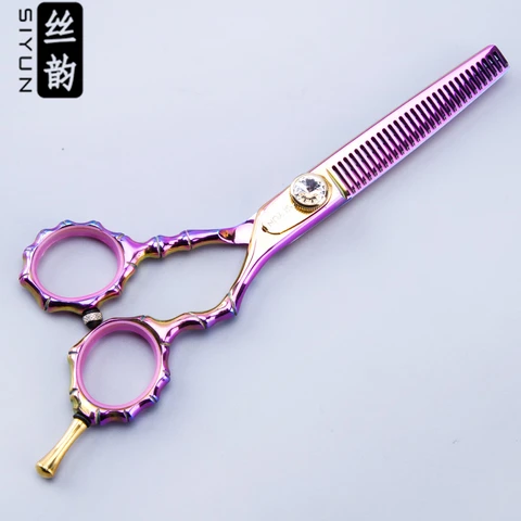 SI YUN ножницы длиной 5,5 дюйма (16,00 см) из кобальтового сплава для стрижки волос Профессиональные Парикмахерские ножницы для парикмахерской