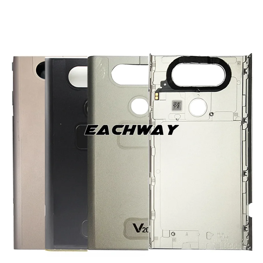 Задняя крышка V30 V40 ThinQ для LG V20 H990 H910 Задняя крышка батареи задняя дверь Корпус чехол H918 5," LS997 US996 V20 крышка батареи