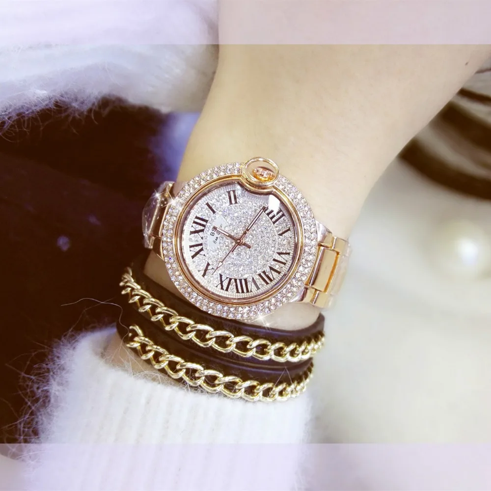 Женские кварцевые часы Damen uhr роскошные брендовые модные простые женские 2017