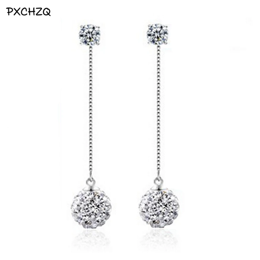 Серебряный цвет Модные женские ювелирные изделия серьги простые Оригинальные