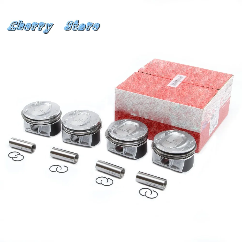 Новинка 03C 107 065 CJ EA111 комплект поршней и колец двигателя для Audi A1 A3 VW Golf MK6 Jetta Passat B7 1