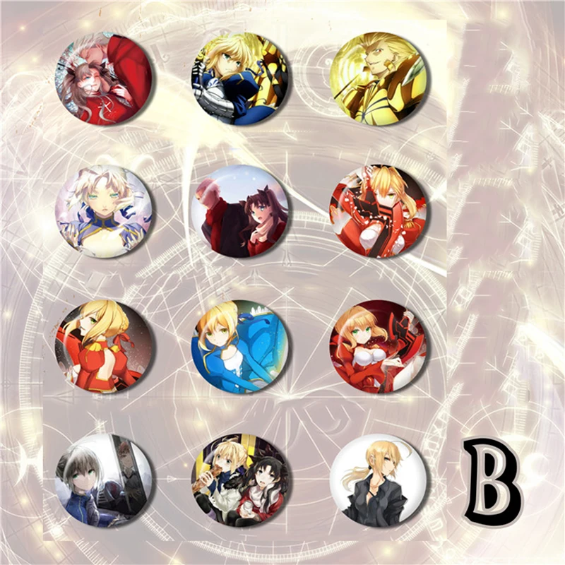 58 мм Fate/stay night Saber Rider значки на рюкзак булавка брошь значок аниме | Украшения и