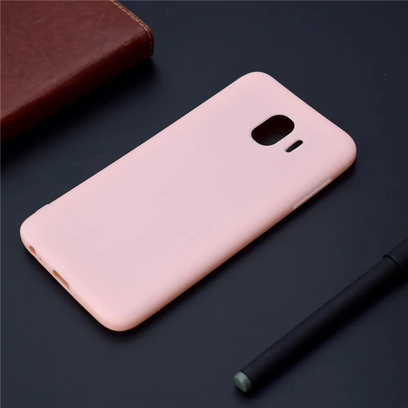 Мягкий силиконовый чехол карамельных цветов для Samsung Galaxy J4 2018 J400F J400 задняя крышка
