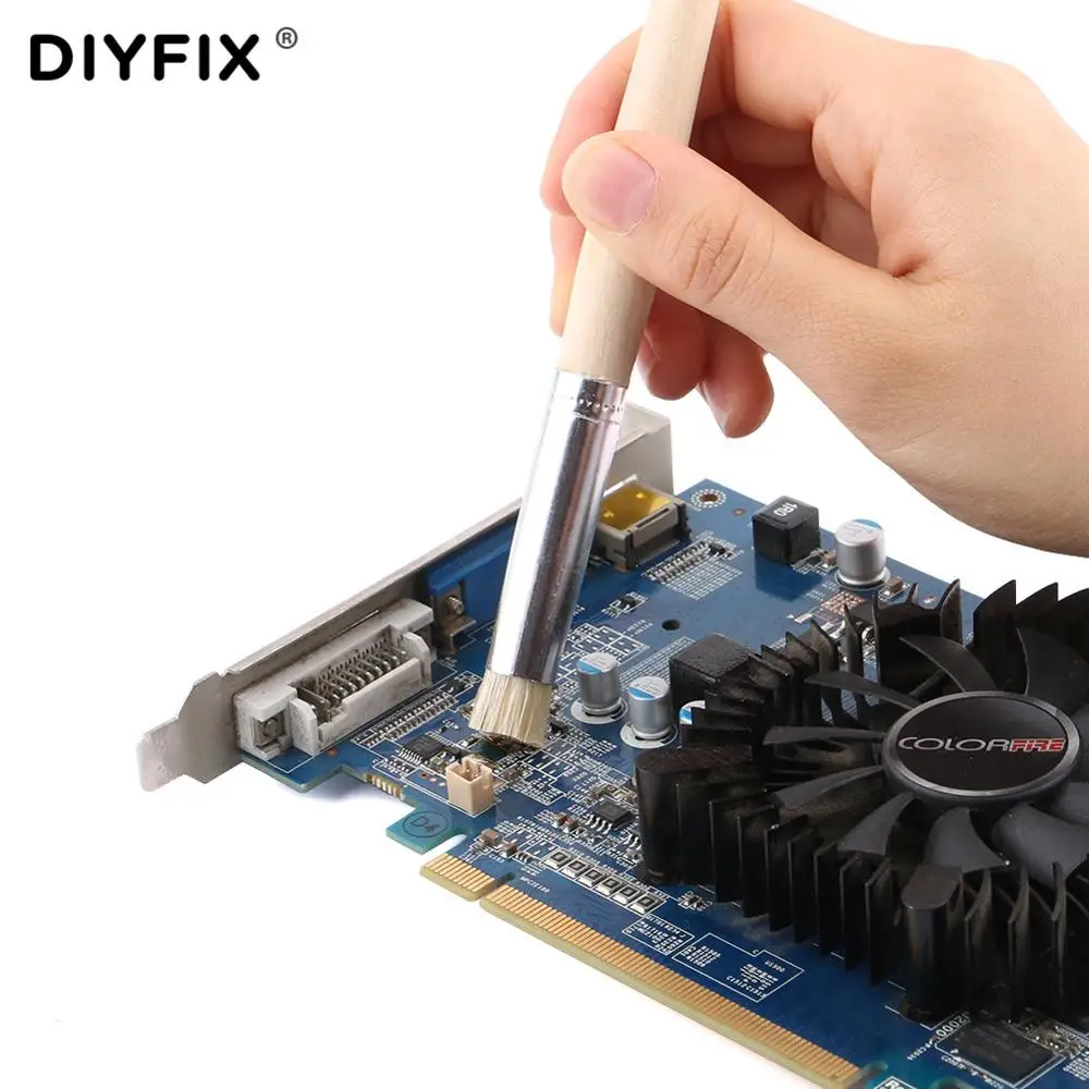 Антистатическая щетка DIYFIX изоляционная для чистки электростатического разряда