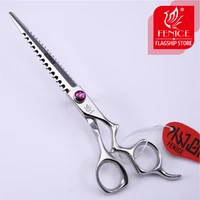 fenice 7 0 inch high quality professional pet grooming dog scissors cutting straight shears for dogs double teeth