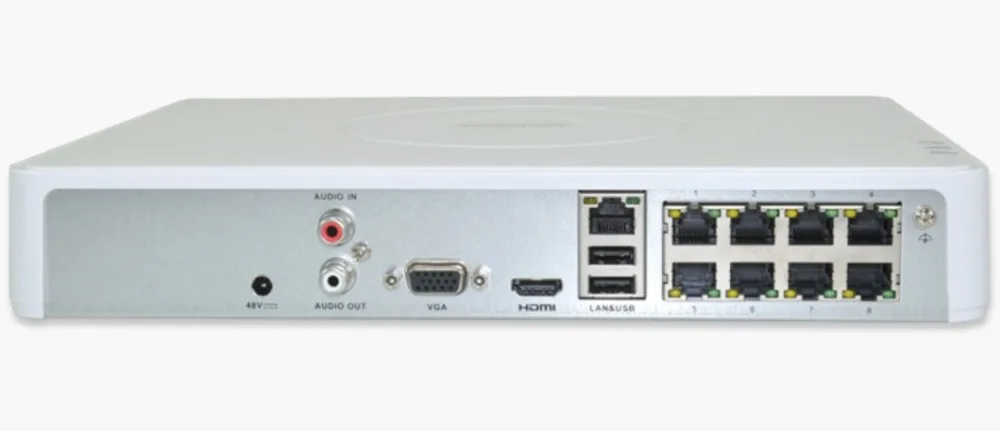 HIKVISION многоязычная версия DS-7108N-SN/P 8CH IP/Сетевая камера CCTV поддержка NVR PoE коммутатор