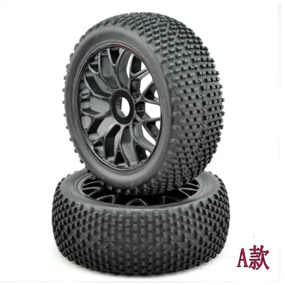 Колесики и шины для внедорожников 1/8 износостойкие кожаные покрышки hsp redcat hpi hex 17