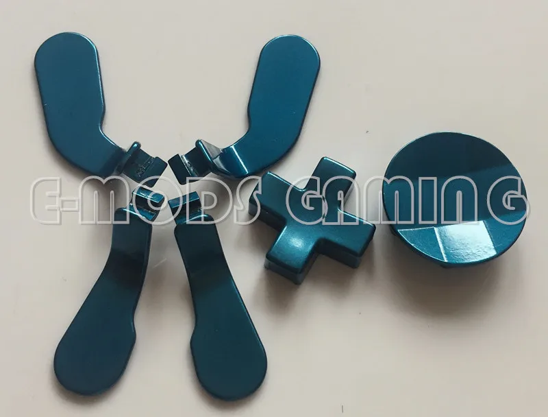 12 в 1 металлический мод 6 сменных джойстиков 4 Paddles и 2dpad для Xbox One Elite Controller (синий)|mod