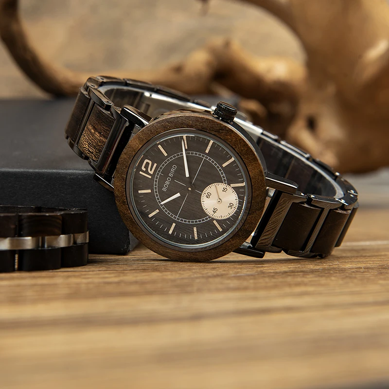 Reloj hombre BOBO BIRD женские часы деревянный браслет натуральное дерево, ручная работа женские часы наручные часы идея подарки