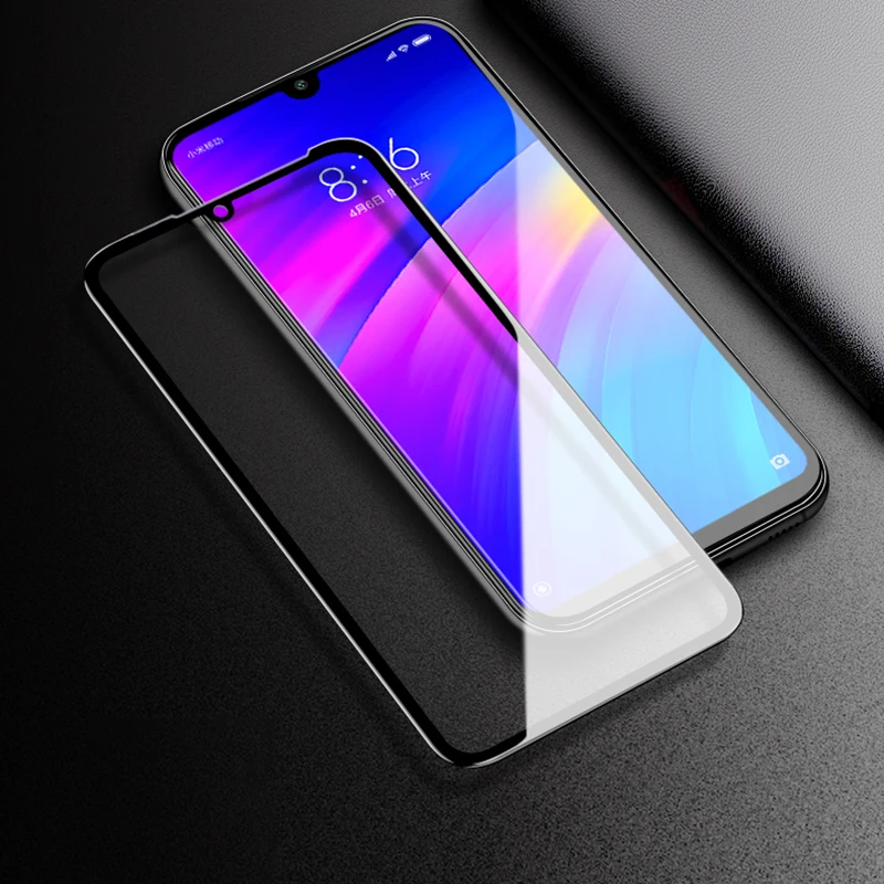 Для Xiaomi Redmi 7 7A 8 8A Закаленное стекло Защитная пленка полное покрытие для 7Pro