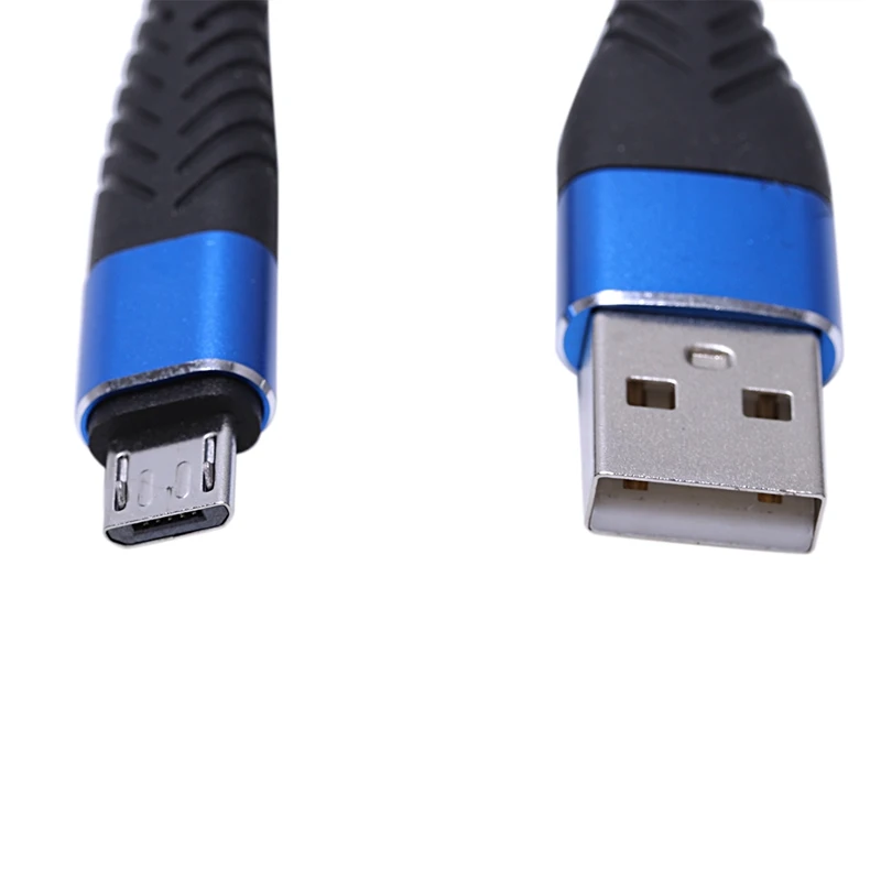 1 м Micro USB Плетеный рыбий хвост прочный кабель для быстрой зарядки данных Android Xiaomi
