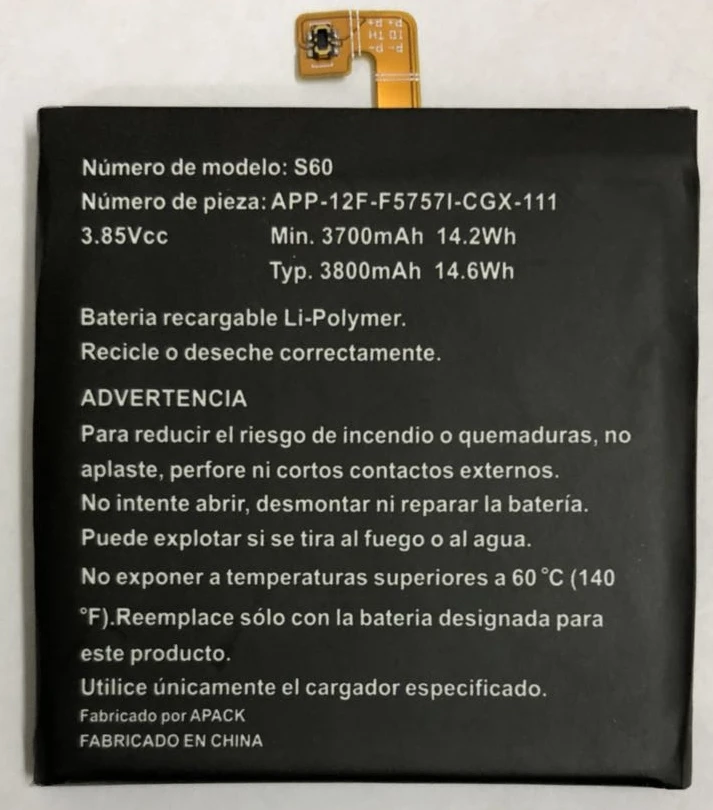 100% оригинал 4500 мАч батарея Замена для CAT S60 APP-12F-F57571-CGX-111 батареи Bateria | Мобильные