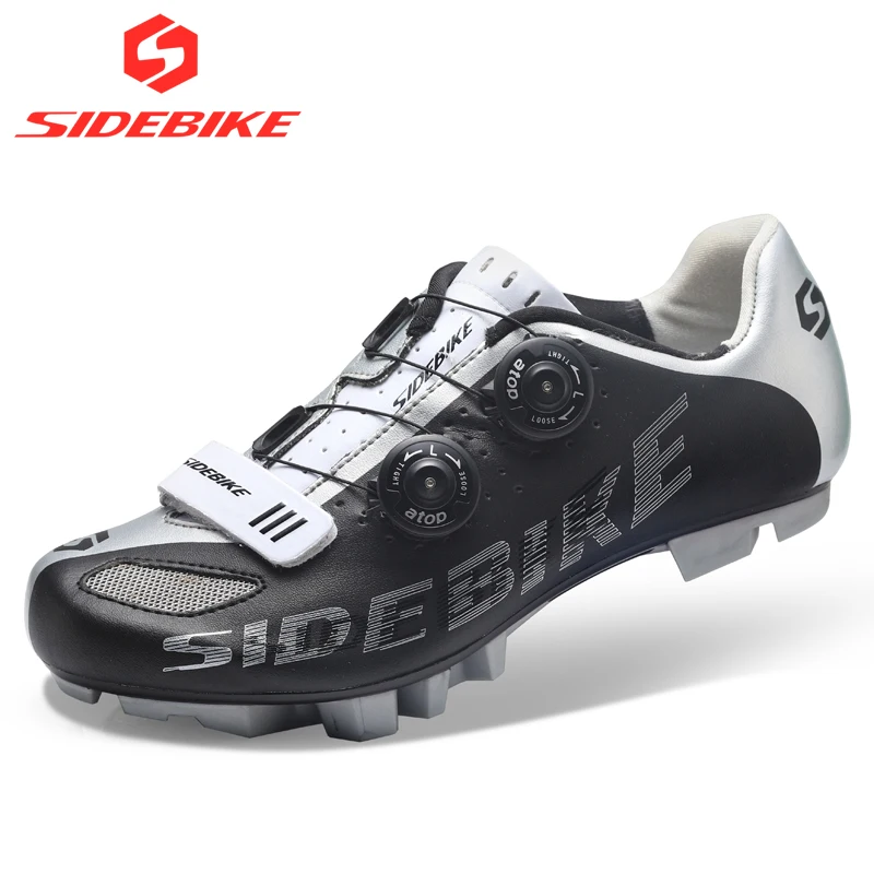 Sidebike mtb обувь для мужчин и женщин, велосипедные кроссовки для горного велосипеда, самоблокирующаяся обувь, Профессиональные удобные черные и белые