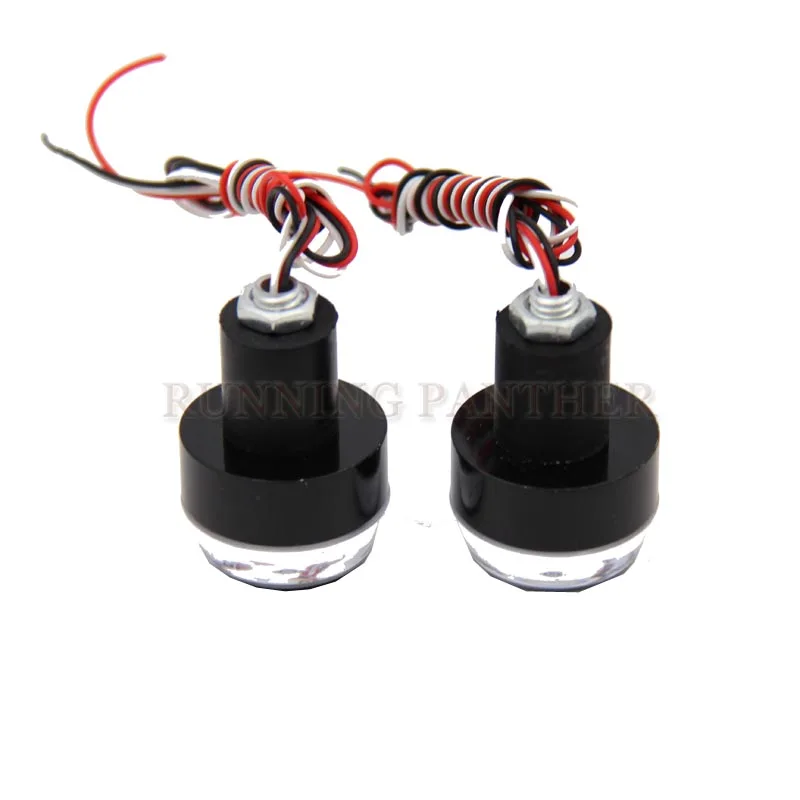 12V мотоциклов конец светодиодный поворотник светильник желтый белый мото