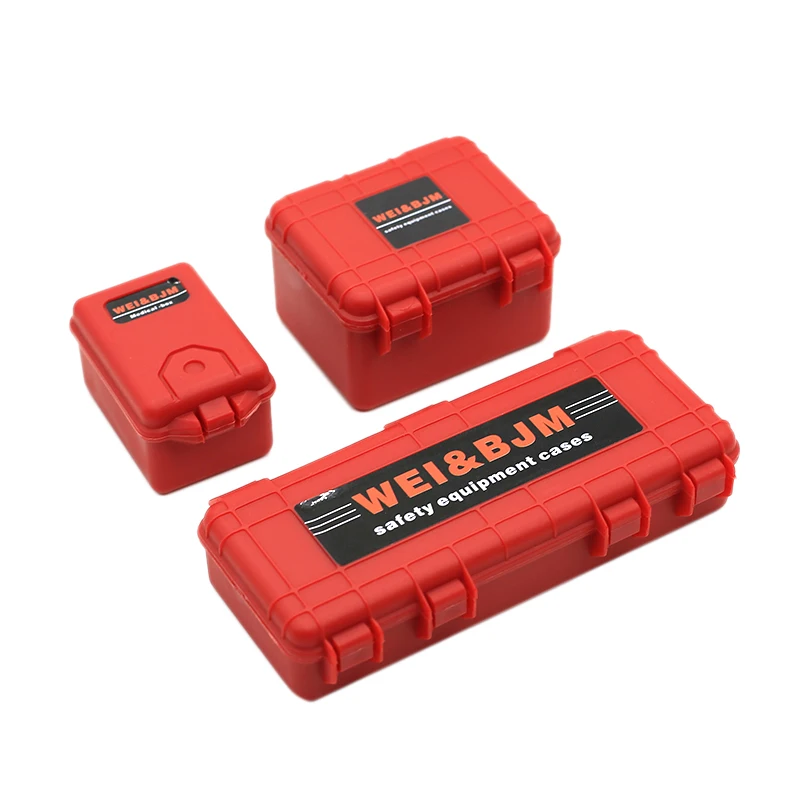

3Pcs Plastic Rc Car Storage Box Decoration Tool for Traxxas Trx4 Axial Scx10 90046 D90 1/10 Rc Crawler Accessories