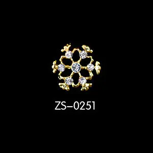 ZS0251 20 шт Рождество/ год 3D серебро/золото Снежинка Сплав дизайн ногтей DIY Стразы металлические украшения для ногтей товары для рукоделия ногтей ювелирные изделия - Цвет: ZS0251