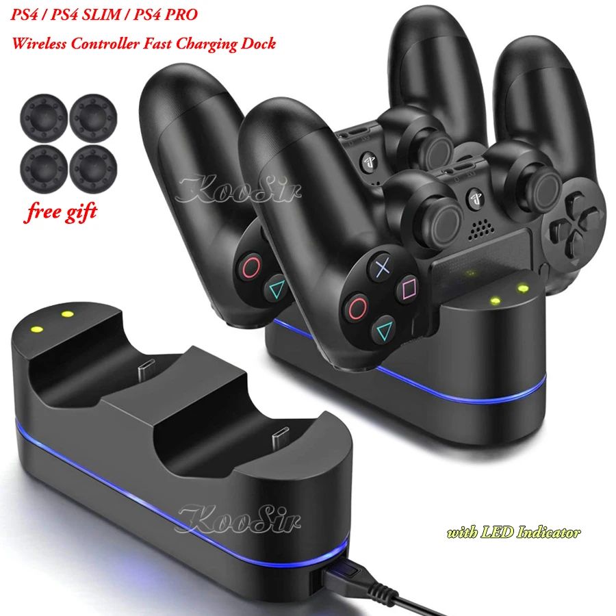 5 в PS4/Pro/тонкий контроллер зарядное устройство PS 4 беспроводной геймпад джойстик зарядная док-станция Подставка для sony playstation Dualshock 4 игр